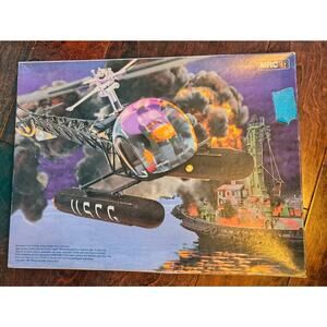 Vintage MRC Bell HTL-4 US Coast Guard Helicopter 1:35 Model Kit Sealed Contents